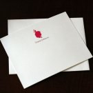 Personalized Flat Note Silhouette Girl with a Kitty