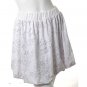 unique urban silver metallic stars print structured skirt s-m free ship!