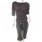 unique runway insp avantgarde futuristic ruched asymmetrical goth top s-m free ship!