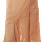 Jazz age inspired chiffon overlay asymmetric skirt