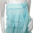 Romantic eveningwear cocktail chifffon top tier
