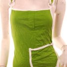 Cute pocket vibrant green overal apron bib top s free shipping