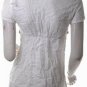 EDWARDIAN TREND RUNWAY FASHION ROMANTIC CLOTHING VINTAGE STYLE CLOTHES 3D ROSETTE BIB TOP