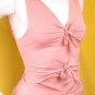 BODYCON TREND RUNWAY FASHION CLOTHING 80S STYLE CLOTHES FUTURISTIC BOWS PUNK BUSTIER TOP
