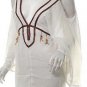 sexy shoulder slash waist cincher caftan top mini dress white flowy