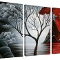 The Cloud Tree Wall Art Oil PaintingS Giclee Landscape Canvas Prints for Home Decorations, 3 Panels