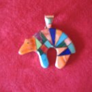 Sterling Silver Native American Bear Pendant