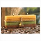 Golden Spice Brick Candle