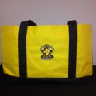 Gold Tote with Black Straps