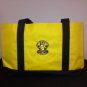 Gold Tote with Black Straps