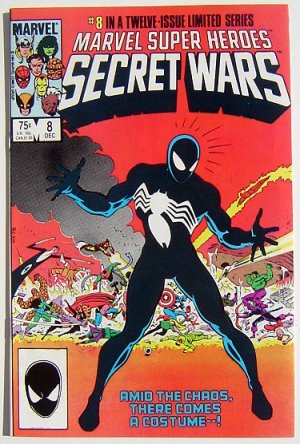 Marvel Super Heroes Secret Wars #8 1st. Spider-Man Black Costume