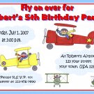 12 AIRPLANE BIRTHDAY Invitations Personalized Party Custom PLANES