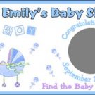20 BABY SHOWER SCRATCH OFFS TICKETS Personalized Party FAVOR GAME Custom BABIES