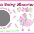 20 BABY SHOWER SCRATCH OFFS TICKETS Personalized Party FAVOR GAME Custom BABIES