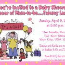 12 BABY SHOWER GIRL PINK Invitations Personalized Party Custom Babies Birthday