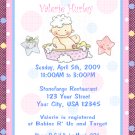 12 BABY SHOWER GIRL PINK Invitations Personalized Party Custom Babies Birthday