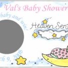 20 BABY SHOWER  SCRATCH OFFS TICKETS Moon Stars Personalized Party FAVOR GAME Custom BABIES