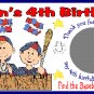 20 BASEBALL SPORTS BIRTHDAY SCRATCH OFFS TICKETS Personalized Party FAVOR GAME Custom