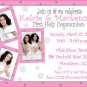 12 COMMUNION HOLY CONFIRMATION BAPTISM PHOTO Invitations Personalized Party Custom Birthday