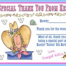 12 COWGIRL WESTERN HORSES RODEO BIRTHDAY THANK YOU CARDS Personalized Party Custom