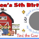 20 FARM BARN ANIMALS BIRTHDAY SCRATCH OFFS TICKETS Personalized Party FAVOR GAME Custom PETTING ZOO