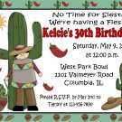 12 FIESTA MEXICAN SIESTA Invitations MANY DESIGNS Personalized Party Custom Birthday