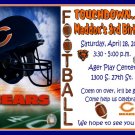 12 FOOTBALL TEAM CHOICE Invitations Personalized Party Custom Birthday