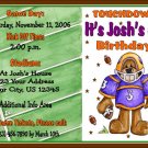 12 FOOTBALL Invitations Personalized Party Custom Birthday