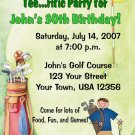 12 GOLF GOLFER BACHELOR Invitations Personalized Party Custom Birthday