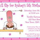12 GYMNASTICS Invitations Personalized Party Custom Birthday