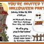 12 HALLOWEEN Invitations Personalized Party Custom Birthday