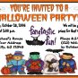 12 HALLOWEEN Invitations Personalized Party Custom Birthday
