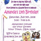 12 KARAOKE SINGING Invitations Personalized Party Custom Birthday