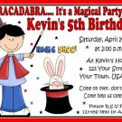 12 MAGIC MAGICIAN BOY Invitations Personalized Party Custom Birthday