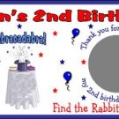 20 MAGIC BIRTHDAY SCRATCH OFFS TICKETS Personalized Party FAVOR GAME Custom
