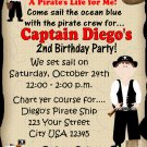 12 PIRATES PIRATE SHIP Invitations Personalized Party Custom Birthday