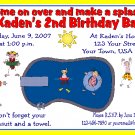 12 POOL PARTY Invitations Personalized Party Custom Birthday