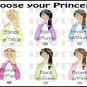 12 PRINCESS CASTLE Invitations Personalized Party Custom Birthday