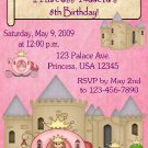 12 PRINCESS CASTLE Invitations Personalized Party Custom Birthday