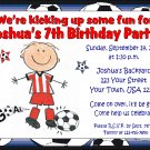 12 SOCCER Invitations Personalized Party Custom Birthday