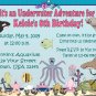 12 UNDER THE SEA FISH OCEAN MERMAID  Invitations Personalized Party Custom Birthday