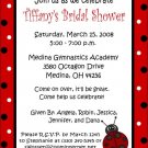 12 LADYBUG BABY SHOWER Invitations Personalized Party Custom Birthday