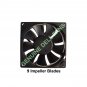 Genuine Dell Fan Dimension 9100 PCI Shroud Case Cooling Fan G8362 J8133 C8563 Dell 3-pin