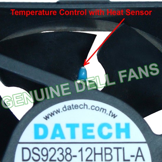 Genuine Dell Precision Workstation 360 CPU Fan W0101 G8242 92x38mm Dell Temperature Control Fan