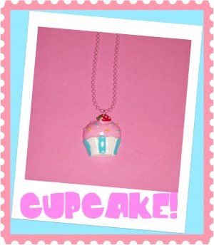 Super Cute Cupcake Necklace