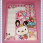 CUTE CUPCAKE BUNNY LETTER SET KAWAII