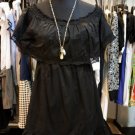 Black Lace Tiered Dress