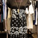 Blue Floral Prints Block Dress