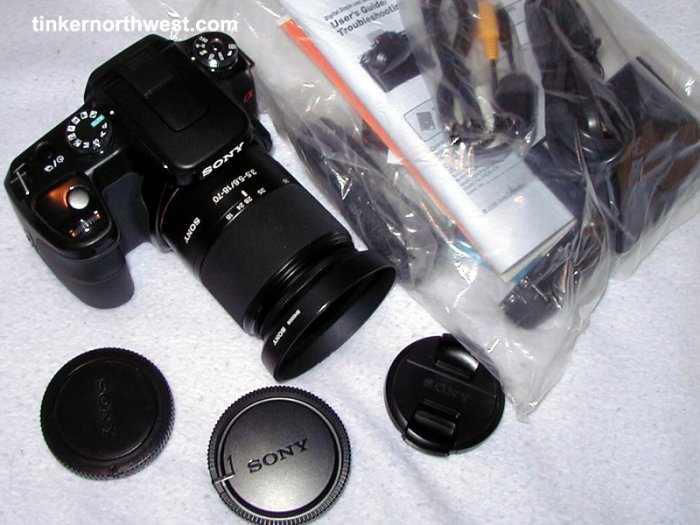 Sony a (alpha) DSLRA100 Digital camera SLR 10.2 Megapixel