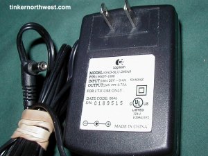 Logitech Driving Force AC Power Adapter GAD-SLU-240A8